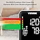 Vimmk Blutdruckmessgerät Oberarm Digital Messgerät Bluthochdruck LED Display, Arrhythmie-Erkennung & Pulsmessung, 2x120 Speicher, Manschette 22-40cm