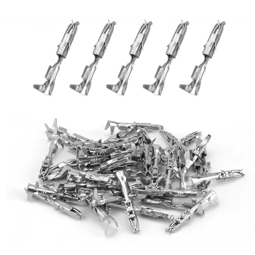 KWOKWEI 500-teiliges Micro-Timer-Crimp-Sortiment – 16-24 AWG, 0,5-0,75mm², Mit Ausstoßwerkzeug, Für Autos & Motorräder