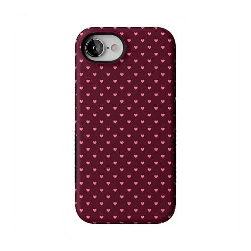 Casely iPhone 17e Case | Heart Noir | Tiny Hearts | Bold Protective Design | Compatible with MagSafe