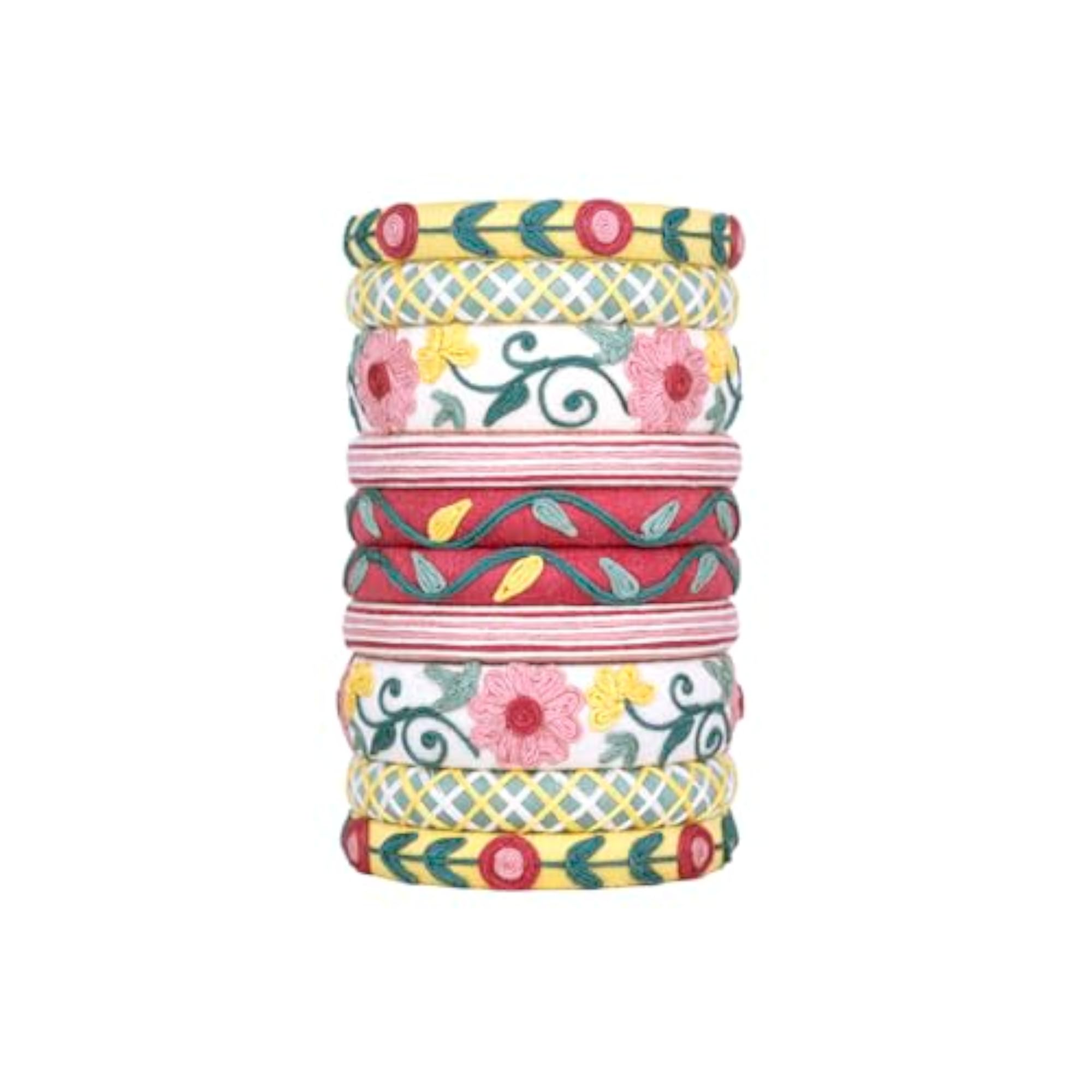 Handcrafted Cotton Thread Bangle Set for Women & Girls
