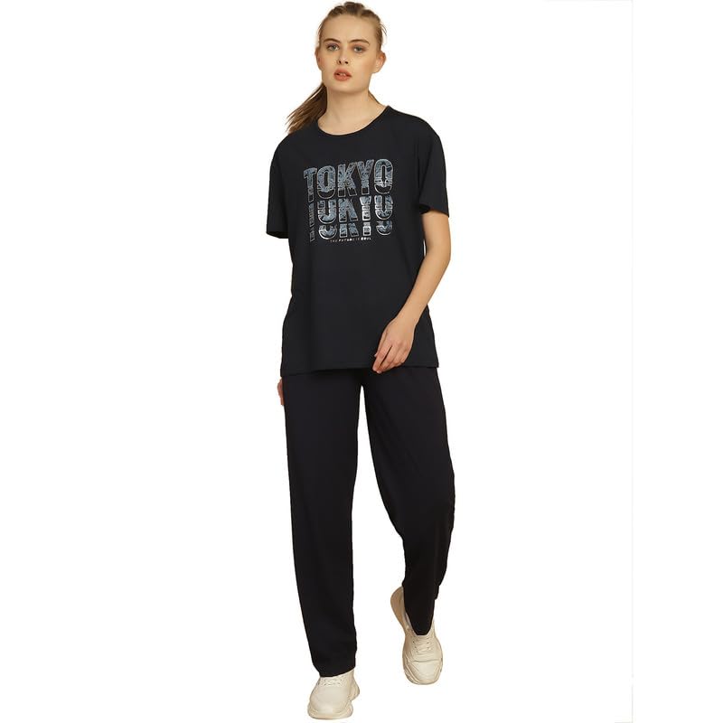 Cotton Printed CO-ORD Set Tracksuit for WOMEN-image-28