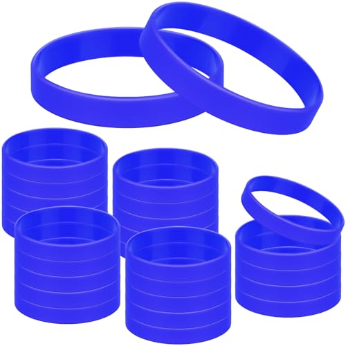 24 Pieces Silicone Bracelets 12 Colors/Black/Yellow/Orange/Bule/Purple/Green, Rubber Wrist Bands for Even
