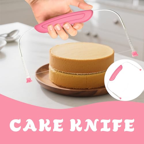 Taiyyi Stainless Steel Cake Cutter,Adjustable Cake Cutter,Easy to Use Cake Cutter with Adjustable Height,Cake Cutter Tool - Image 5