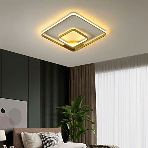 Plafonnier à intensité Variable intégré à LED moderne pour éclairage de cuisine et salon