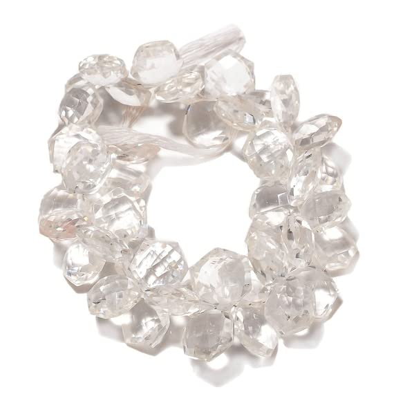 Perle de cristal briolette pour remplacer des perles ternes par un éclat géométrique