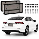 2 Pack Thickened License Plate Camera Blocker, Transparent L...