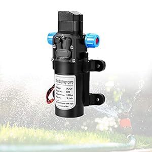 Hogedruk waterpomp 12v, 116Psi Zelfaanzuigende waterpomp Olieoverdrachtspomp Elektrische afzuigkap voor caravankampeerboot