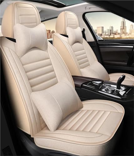 Housses siège Subaru XV accessoires d'intérieur de voiture blanc 9PCS