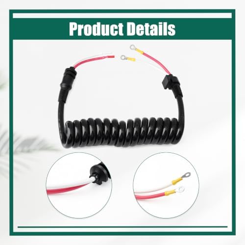 YUXIVCNE 8M0029237 Curly Cable Compatible with MotorGuide Xi3 & Xi5 — view 3