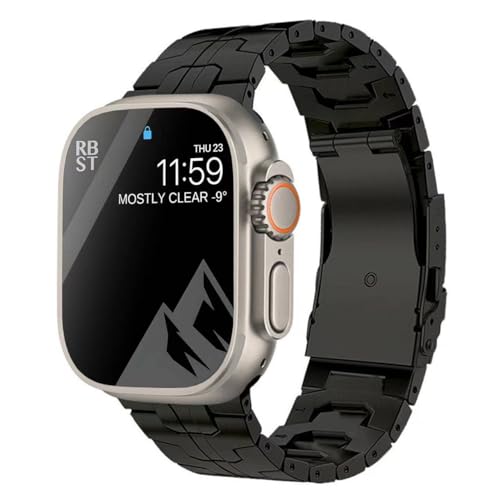 Bracelet titane Apple Watch Ultra pour vos réunions professionnelles et sorties sportives