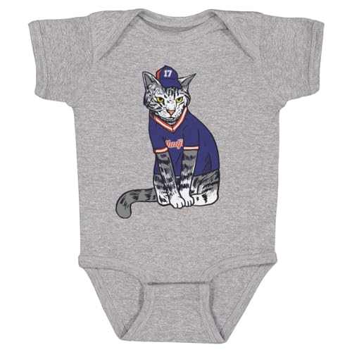 500 LEVEL Keith Hernandez Baby Infant One Piece Bodysuit (6M, Heather Gray) - Keith Hernandez Hadji Jersey B WHT