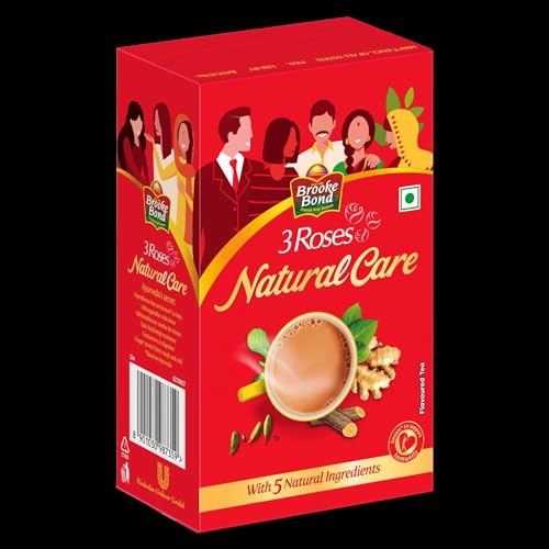 Image of 3 Roses Natural Care Tea|| with 5 Ayurvedic Ingredients|| 500 g (Pack of 2)