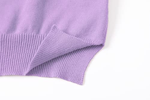 Image of Girls' Cardigan Sweater [Cute Petal Buttons] Cotton Long Sleeve Crewneck Uniform Sweater for 5-14 Years Girls