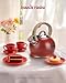 Hauce Radio Tea Kettle for Stovetop, 2.1 Quart Loud Whistle Stovetop Teapots,Food Grade Stainless Steel Tea kettles for Stove Top with Anti-hot Ergonomic Handle,Suitable for All Heat Sources