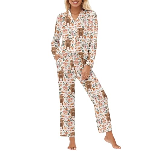 Pantalon taille haute et haut manches longues en ensemble vêtement de détente anti-froid