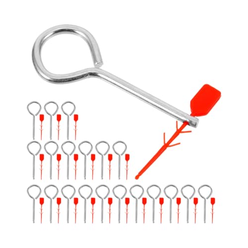 jojofuny Juego De 20 Pasadores De Extintor Con Precinto Extintor De Seguridad En Hierro Y PláStico Accesorios De ProteccióN Para Equipos Contra Incendios En Hogar Y Oficina