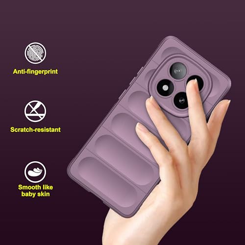 Image of amazon basics Back Case Cover for Mi Redmi Note 14 Pro Plus 5G | Compatible for Mi Redmi Note 14 Pro Plus 5G Back Case Cover | Liquid Silicon Magic Case with Camera Protection | Lavender