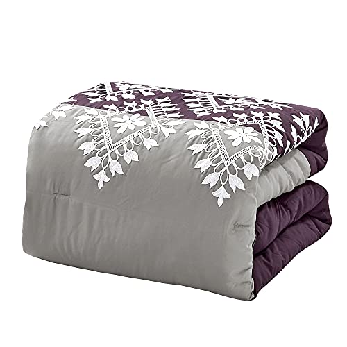 Esca La Casa Comforter Set - Modern Minimalistic Design, Suitable For All Seasons, Decorative Pillow, Matching Shams (Queen) #TOP1