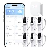 BaldrTherm WiFi Hygrometer Thermometer 6 Pack, Smart Temperature Humidity with App Notification Alert, Date Storage, Remote Monitor for Bedroom, Wine Cellar, Basements(Only Support 2.4G Wi-Fi)