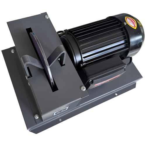 Jinlida JLD10-8 Lawn Mower Blade Sharpener, 2/3HP 500W Grinder Sharpening Machine with 7-inch Ceramic Grinding Wheel and Balancer and 5 Sanding Discs - Image 6