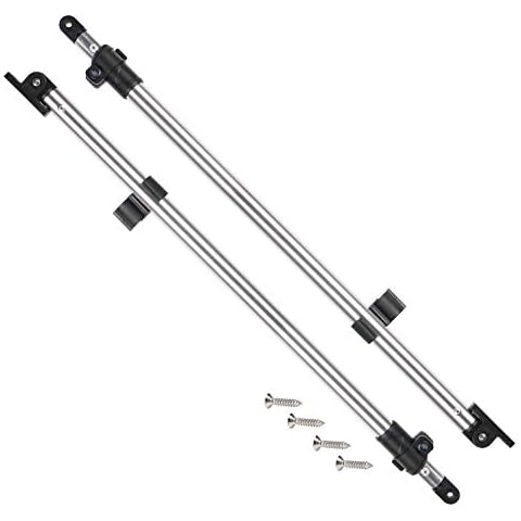 XGEAR Adjustable Bimini Top Rear Support Poles, Universal Fit for 3-4 Bow Bimini Top, Marine Grade Aluminum Pole Cover