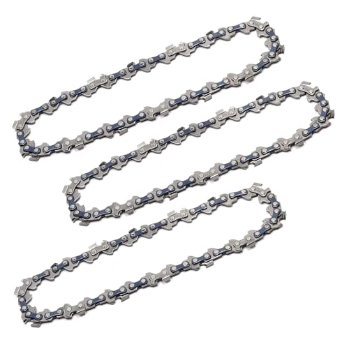 KtbeYTi 3 Pezzi Catena per Motosega 4 Pollici 28TG Mini Catena Motosega Catena di Ricambio per Motosega per Frese di Rami Nel Giardino