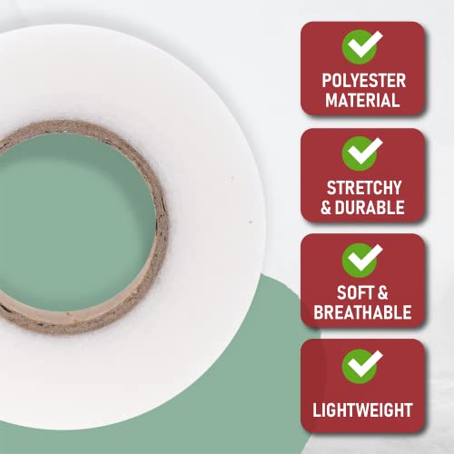 Mandala Crafts Hem Tape - Iron On Hemming Tape For Pants – 1 Inch 27X 2 Yards No Sew Adhesive Fusing Tape For Fabric Fusion Curtains Pants Clothes #TOP3