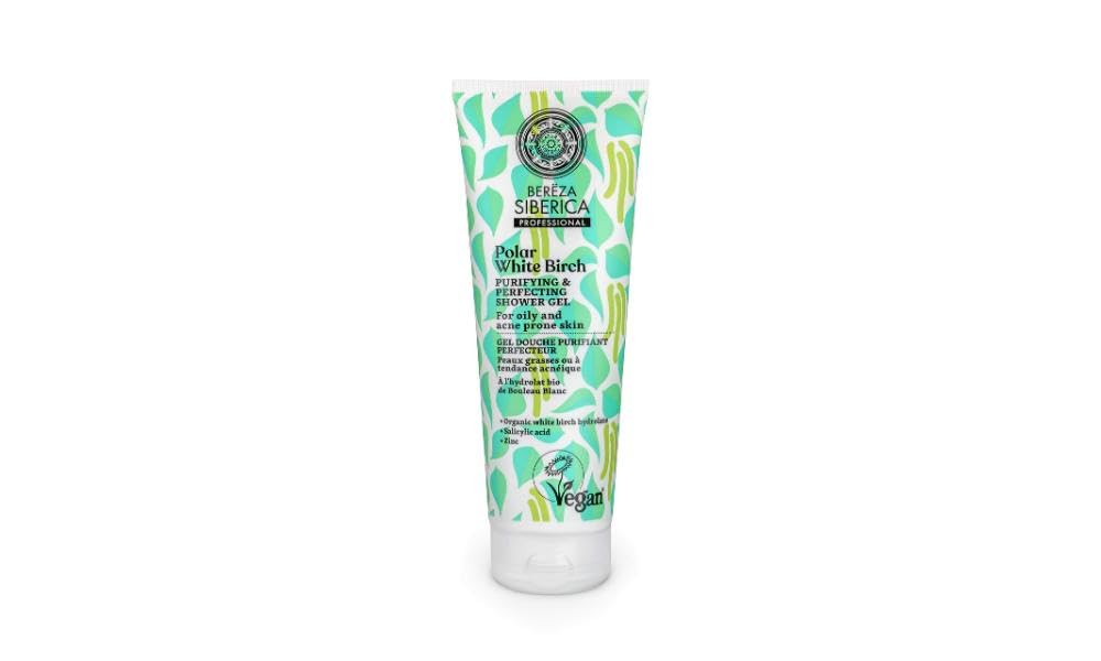 Natura Siberica Polar White Birch. Purifying & perfecting shower gel