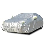 mercedes benz 308 d automatik Material: Watte SGEB Für Dongfeng Peugeot 408 308 Autokleidung Autoabdeckung Logo Für 4008 3008 5008 Spezielle Sonnencreme und Regenschutz Autoabdeckung,A1 for Peugeot 308