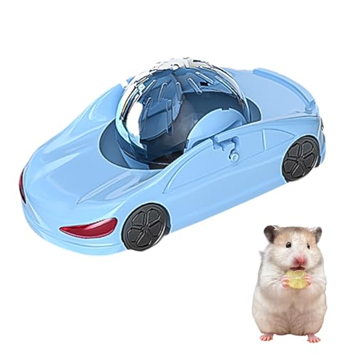 Hamster Ball Car - Small Hamsters Wheel Toy, Funny Exercise Running Wheel for little Pet, Hamster balls for syrian Gerbils and Other Small Animals, For Small Hamsters, Body Length 8 cm or less