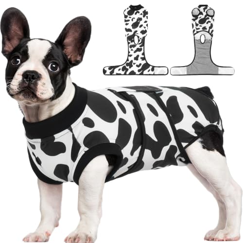 Kuoser Recovery Suit for Dogs Cats, Soft Dog Surgery Suit Female Male Spay