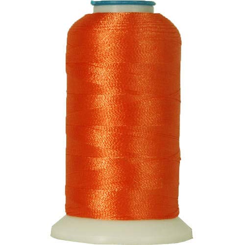 Image of ThreadArt Polyester Machine Embroidery Thread, 1000M 40wt, Tex Orange 112