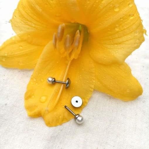 Miniatura 3 de ComfyEarrings - Aretes de perlas sintéticas, Resina, Sintético-perla