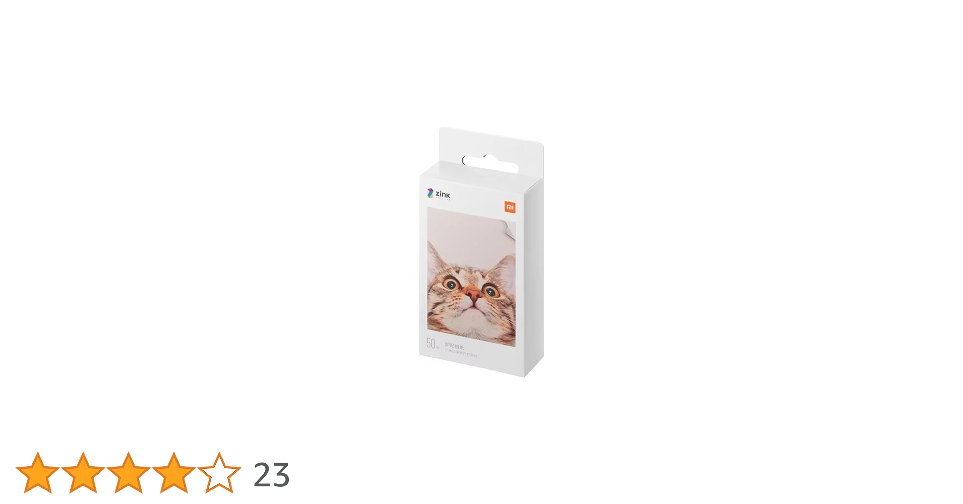 Amazon | Mi ポータブルフォトプリンター用紙 (2x3インチ、20枚