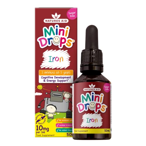 Natures Aid Mini Drops Iron 1.69 Fl Oz #TOP9