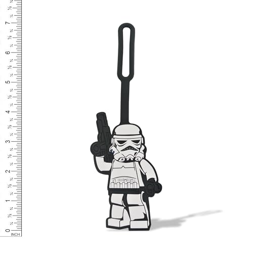 Lego Star Wars Bag Tag - Stormtrooper (52235), Silicone Luggage Tag for Travel, Suitcase, Backpack2