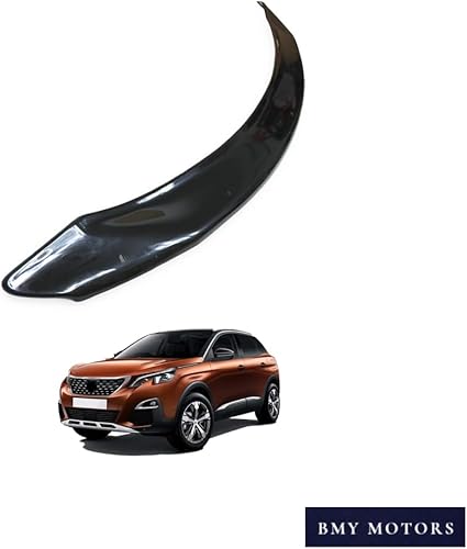 Miniatura 6 de BMY Deflector de capó/protector de insectos delantero compatible con Peugeot 3008 2016-2020 Protector de capó | Partículas e insectos | Accesorios