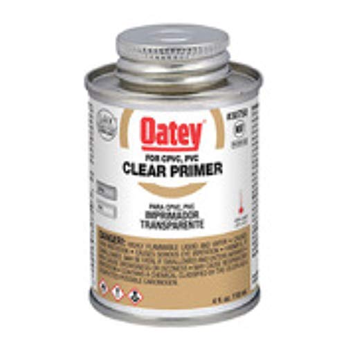 Oatey 30750, 4 oz, Clear Pipe Primer/Cleaner, 4 Fl Oz (Pack of 1)