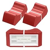  2 x Prof. Faderknopf KIRSCH-ROT 4mm Lever 6 Schiebeknopf Fadercaps Faderkappen Caps für Schiebepotentiometer Schiebepoti Potentiometer Poti