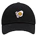 JPAK Egg and Bacon Premium Dad Hat Embroidered Baseball Cap Breakfast Black