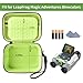 Portable Carrying Storage Case Compatible with Leapfrog Magic Adventures Binoculars and Accessories, Protective Organizer Box for Outdoor Travel and Exploration-Green（Bag Only）