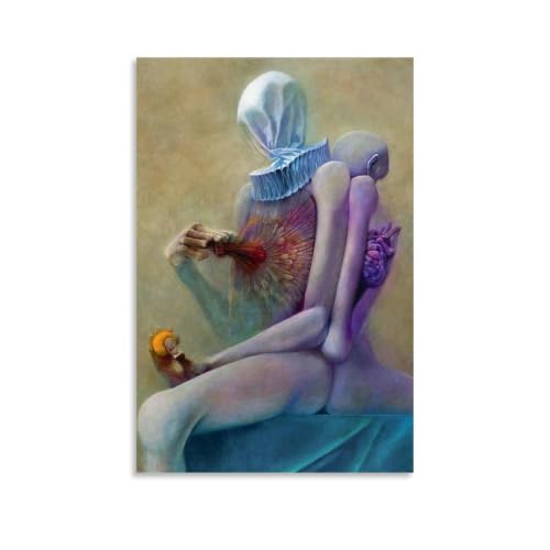 Lienzo de Zdzislaw Beksinski de 40x60 cm para renovar las paredes del dormitorio