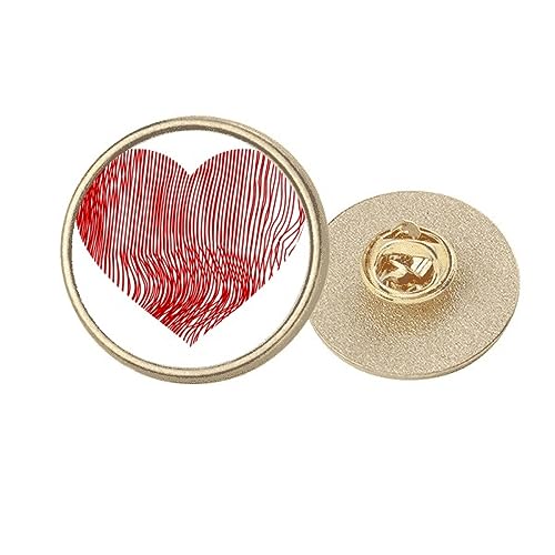 Broche clip coeur doré Saint Valentin pour ajuster vos vêtements sans les abîmer taille M