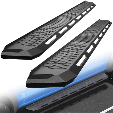 ONINE Landing Zone 7" Integral Stamped Running Boards Custom Fit 2019-2025 Dodge Ram 1500 New Body Crew Cab Side Steps Nerf Bars (Do not fit 2019-2025 Ram 1500 Classic) Cover