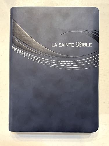French Large Print, Thumb Index Bible, Segond 1910, Blue Imitation Leather, Bible Louis Segond 1910 caractères moyens