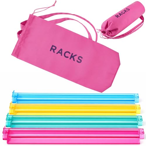 Bolsa rosa con cordón para rack de Mahjong