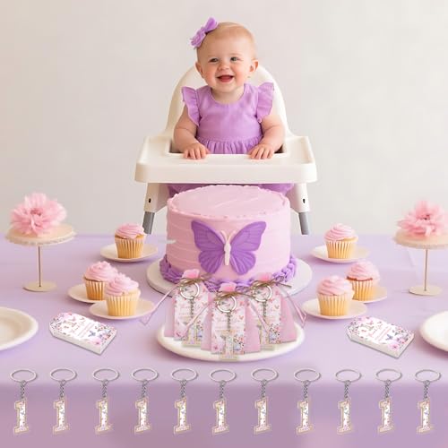 Image of Party Favors Theme Baby-Shower Keychain Set
