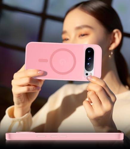Coque translucide mate pour Pixel 10 Pro design premium SPIDERCASE rose