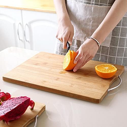 Oversized Wooden Cutting Board - Reclaimed Chopping Block for Kitchen, Perfect for Sushi, Pizza & Bread, Hangable Food Prep Tray, Durable Kitchen Tool - Ideal Gift for Moms