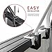 AA-Racks P-AC-05 Truck Cap/Camper Shell Mounting Clamp fit Chevy Silverado Sierra,Dodge Dakota Ram,Ford F150,Mitsubishi Raider,Nissan Titan,Toyota Tundra, Set of 4 - Black